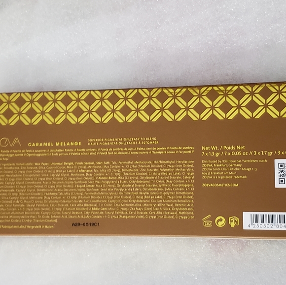 Zoeva caramel melange palette - Picture 3 of 3